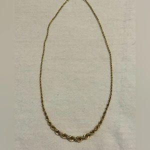 14K Yellow Gold Graduated Rope Chain